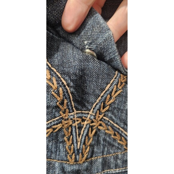 Kut From The Kloth Women's Bootcut Denim Dark Jeans Sz 8 Midrise Button Pockets - Picture 10 of 16